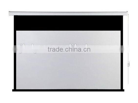 100"(16:9) Remote Electric Wall Mount Projector Screen
