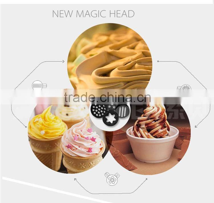 Pasmo S340C 2015 best buy 2+1 twist flavors table top model ice cream cup filling machine