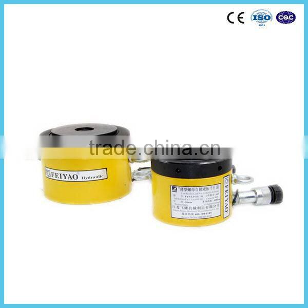 CLP-5002 500 ton 45mm stroke single acting pancake lock nut hydraulic ram