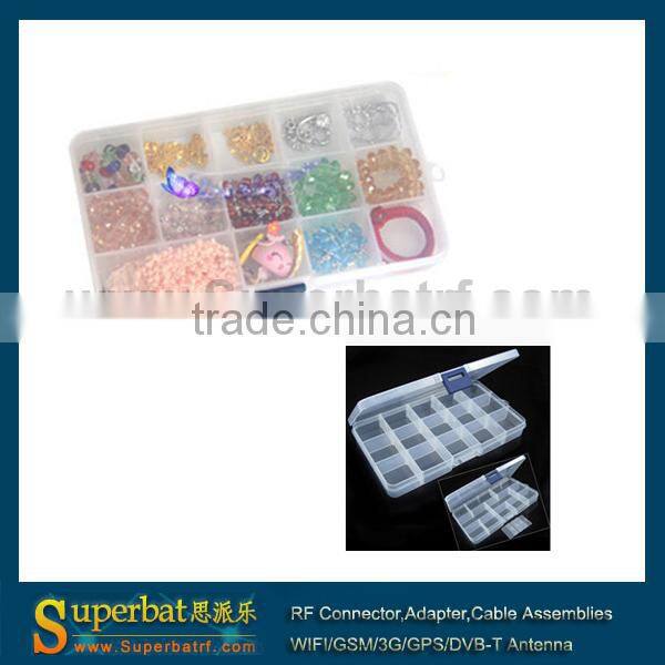 Adjustable 15 Plastic Compartment Storage Box