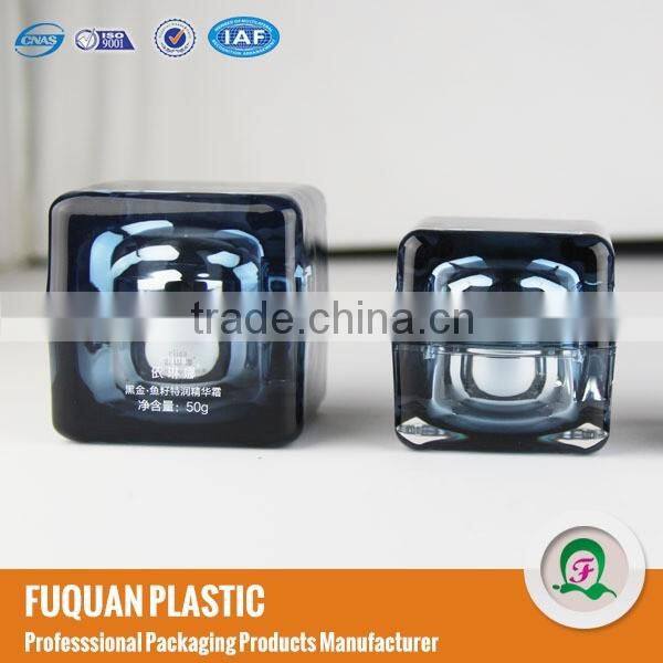 acrylic Square jars for cosmetic cream