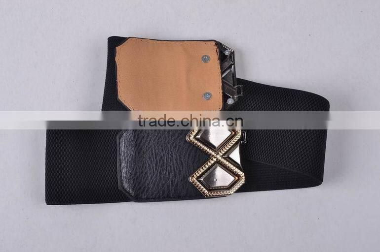 Factory Wholesale Fashion Garment Accessories Wide Elastic Belts for Ladies