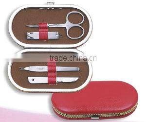 MRT-061 5pcs PU bag stainless steel manicure set and beauty set