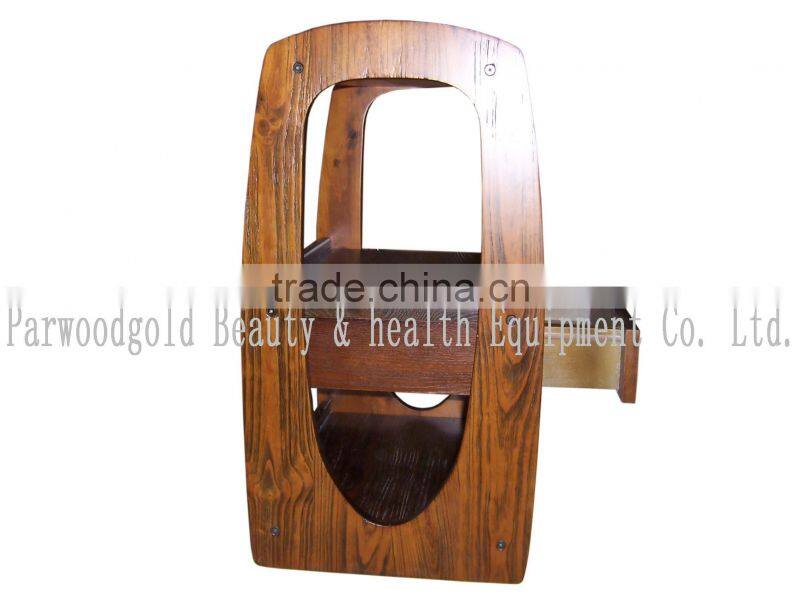 2016 Christmas Hot Sale Wooden Mobile Beauty Trolley