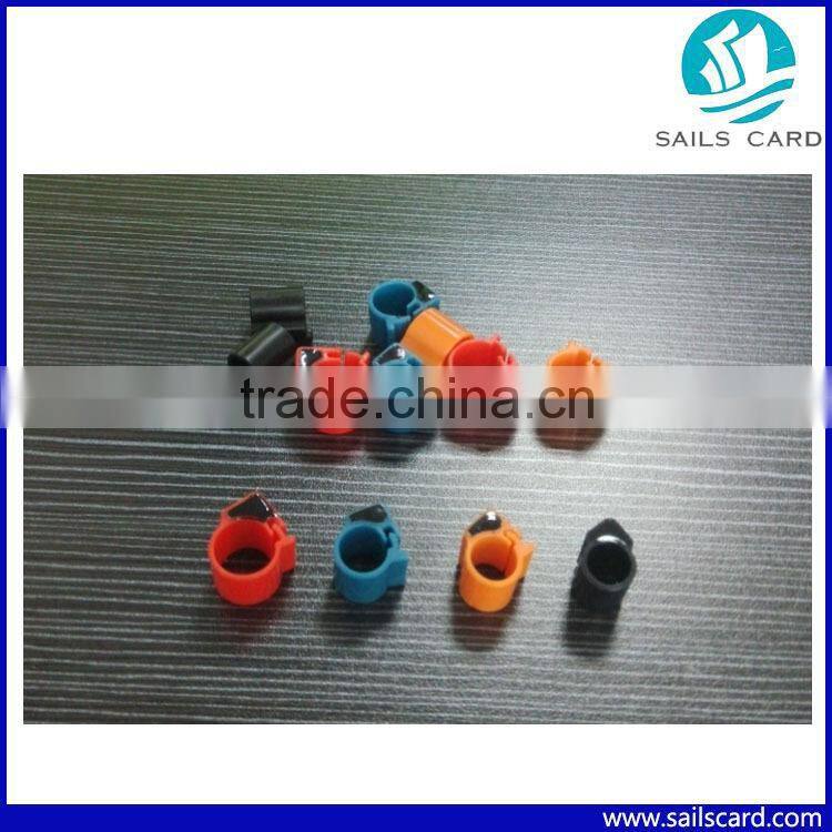 Colorful Plastic Electronic RFID Racing Pigeon Ring
