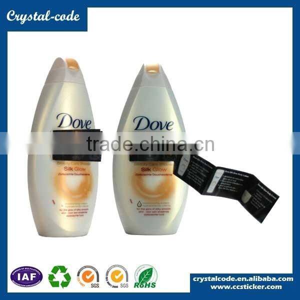 Hot sale multiple layer label,strong adhesive double layer label,printed double side printing label