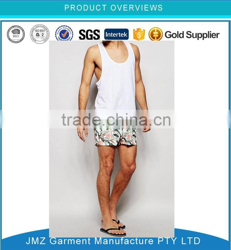 Digital print flower swimwear custom your own design board shorts