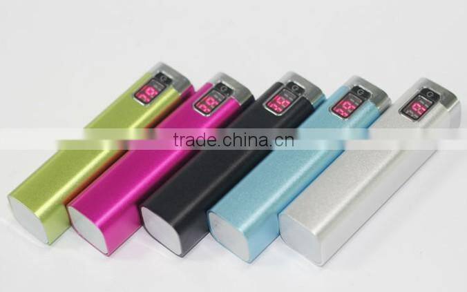 factory supply the cheapest best price portable power bank charger with LCD oled screen display