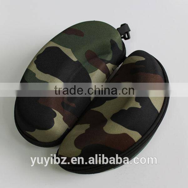 Camo EVA sunglasses case sporting hard shell case