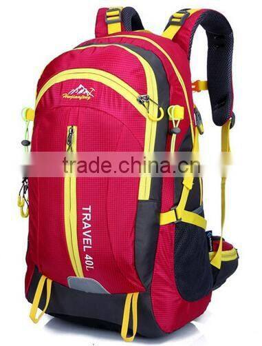 Top quality 40L OEM customzied mountain Cycling bag daily backpack Camping backbag outdoor Sport hiking travelling Backpack