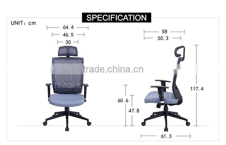 Modern funiture computer office chair with pu armrest cover