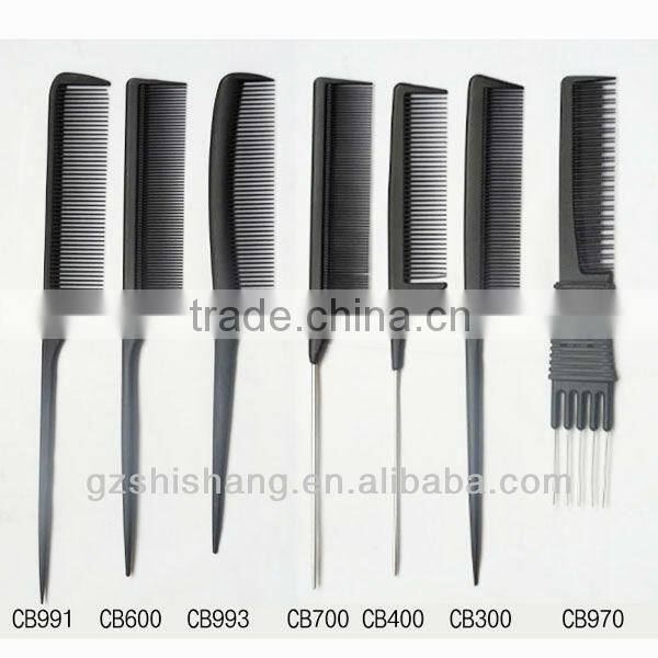 wholesale hairdresser comb carbon comb black comb