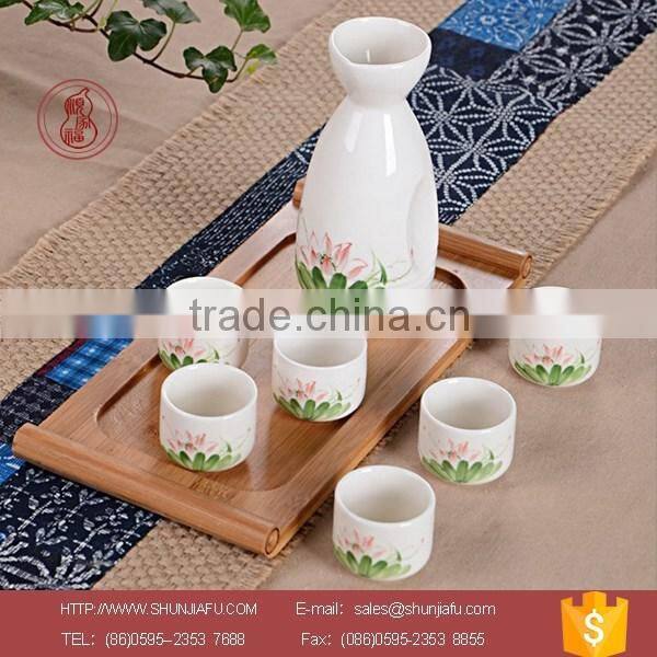 Interior Ornaments Ceramic Japanese Wine Set Wholesale