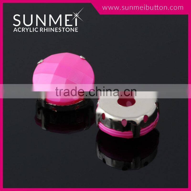 Hot Sale Shiny Sew on Rhinestone Metal Claw Setting Crystals