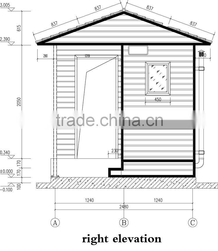 2016 Hot Selling China Public Cabin Movable Portable 4K Mobile Toilet