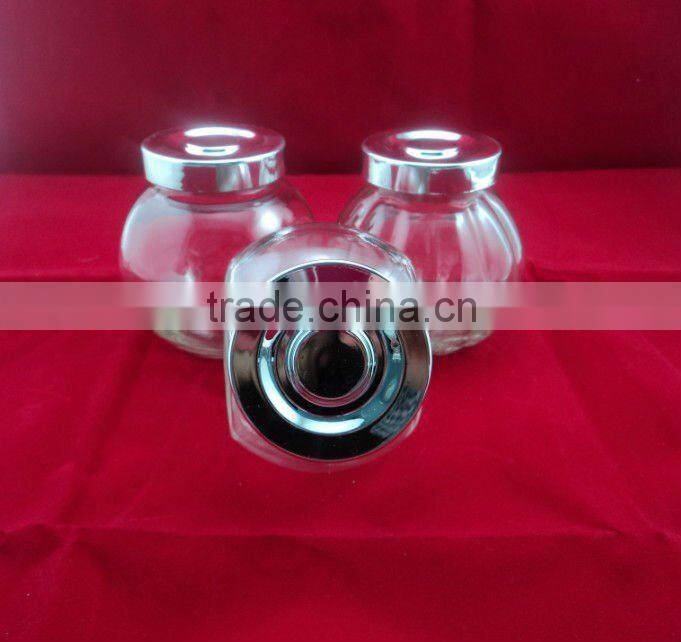 shaped glass food storage container 160ml