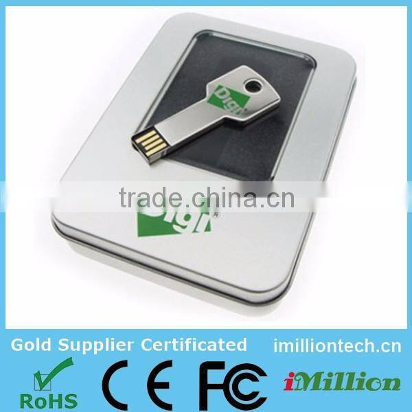 Key Shaped Metal USB Flash Drive, USB Pendrive,Promotional USB Flash Stick USB