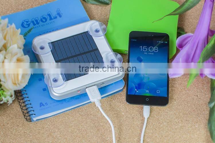 New Arrival 2600mah Solar Power Bank with LED flashlight,solar power bank charger innovative products for import