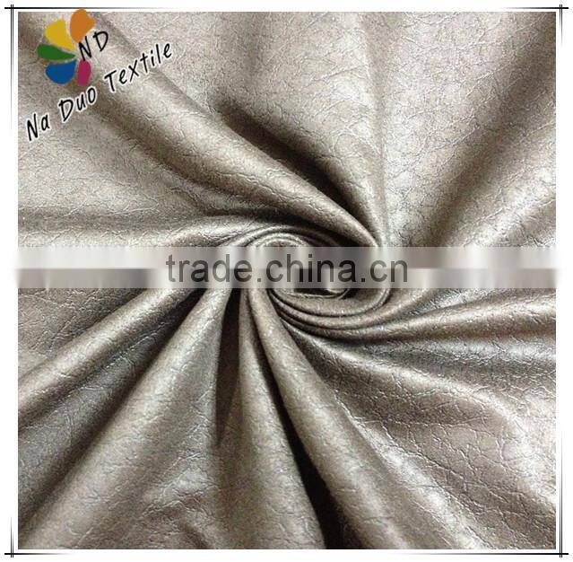 New Design Weft Suede Sofa Fabric/ Embossed Suede for Sofa