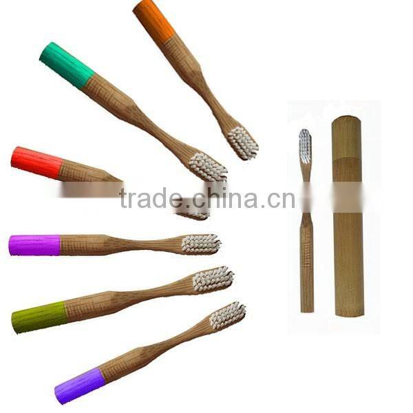 2016 High quality wooden bamboo toothbrush for children and adults