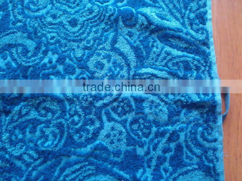 100 Cotton Woven Jacquard Plush Oversized Beach Towel