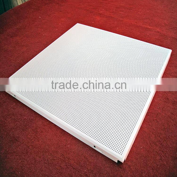 Vietnamese Like 600*600 Ral9016 White Aluminum Suspended Ceiling