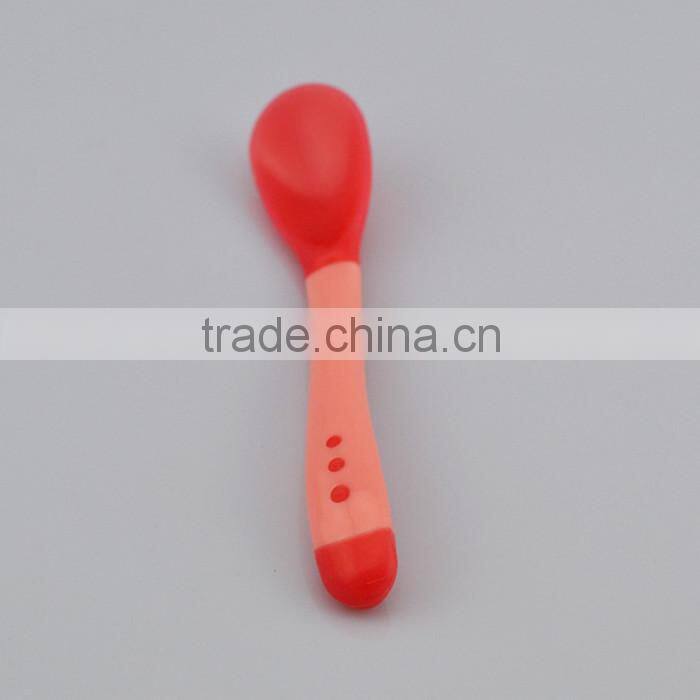 High quality Silicone Baby Feeding Spoon and Fork for Kids