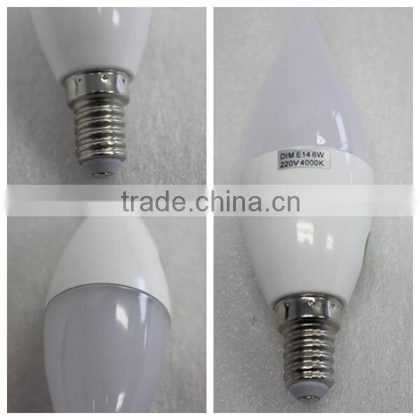 2015 New Led Candle Light China Led Light E14 6W