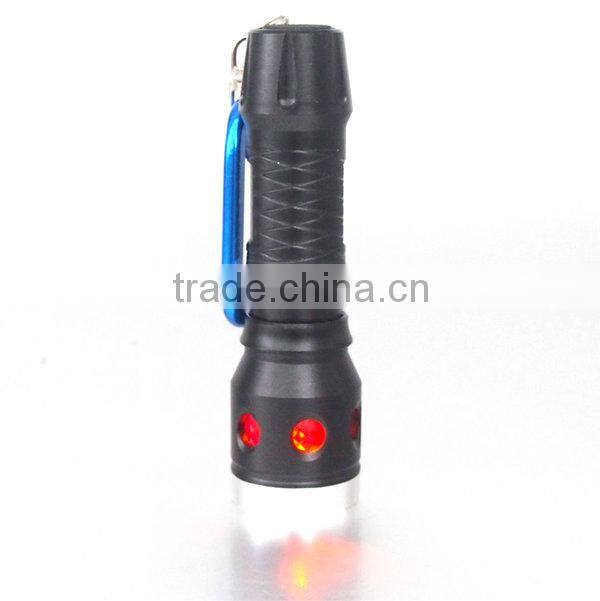 CE Certification Of Durable Zoom Mini Led Flashlight KeyChain