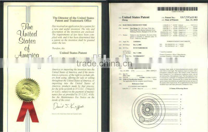 World biggest el wire maker, clothes,sunglass, earphone el wire