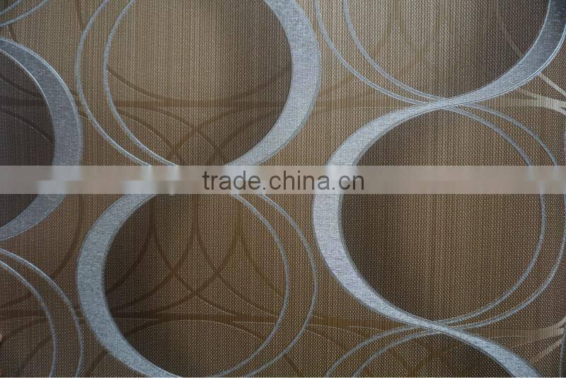 3d vinyl embossed wallpaper for home decoration