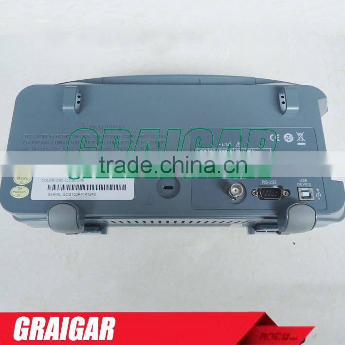 Siglent 100MHz SDS1102DL Digital Storage Oscilloscope 2 channels 7"display 32Kpts memory depth 500Msa/s