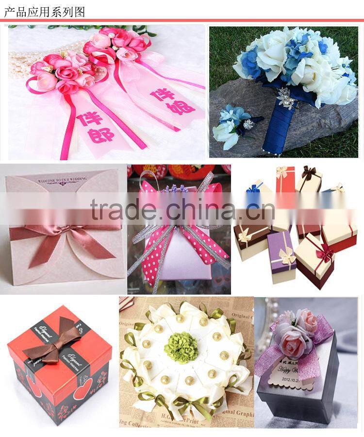 Satin Ribbon bow bottle decoration for glass perfume bottle decoration bow tie straps wine bottle pull flower ribbon