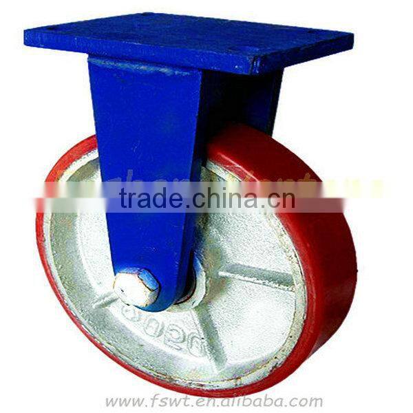 Super Heavy Duty Polyurethane Rotating Locking Caster Wheel