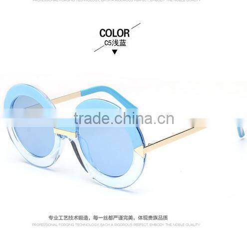 2016 new retro-reflective block sunglasses