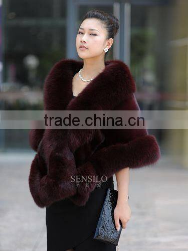 MK001 new style mink fur shawl