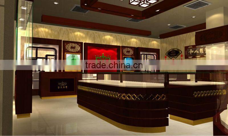 High and luxury jewelry display jewelry store interior design for shop decoration