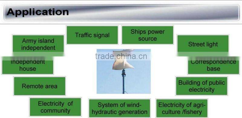 300w wind electric generator vertical