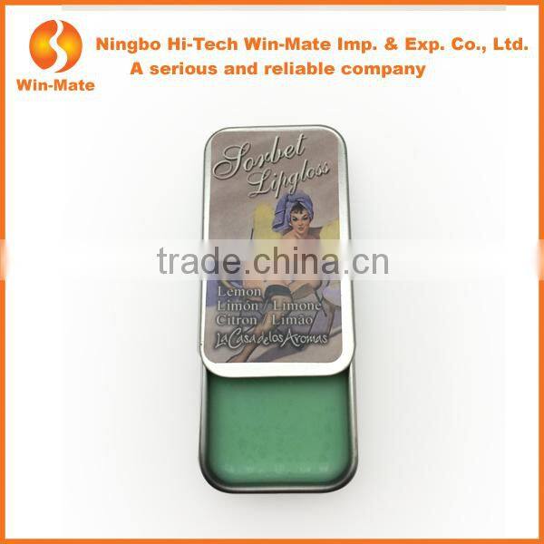 Sticks Best SPF Lemon Favors With Metal Rectangle Shape Container Lip Balm For Babies