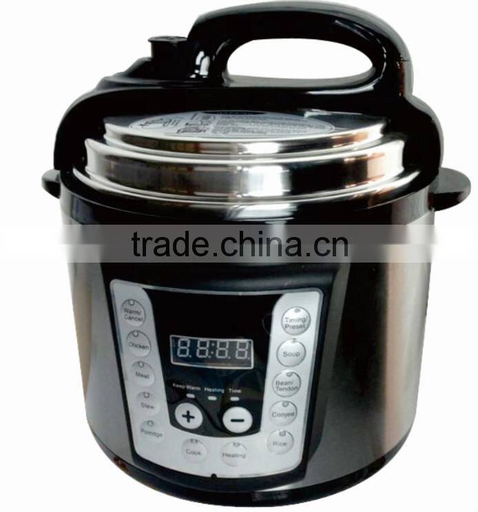 drum shape stainless steel electric pressure cooker