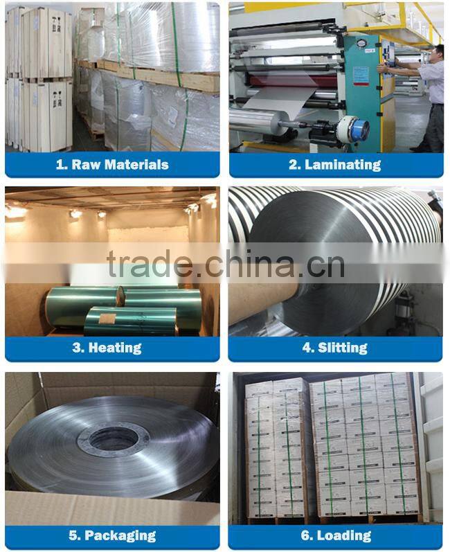 Hot sale Aluminum Foil ALU PET laminate for cable binding and shield