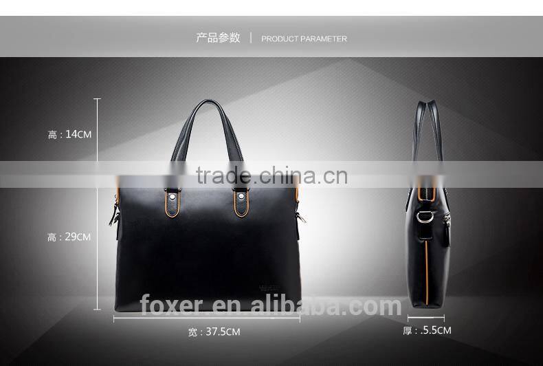 business men bag leather men pu briefcase bag