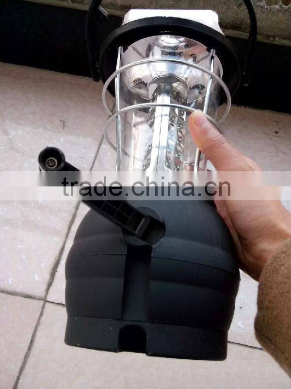 36 LED solar Rechargeable camping lantern,solar lantern with mobile phone charger solar stone lantern