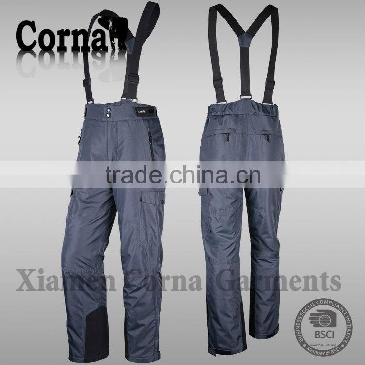 Alibaba china supplier classic comfortable suspender trousers active ski pants