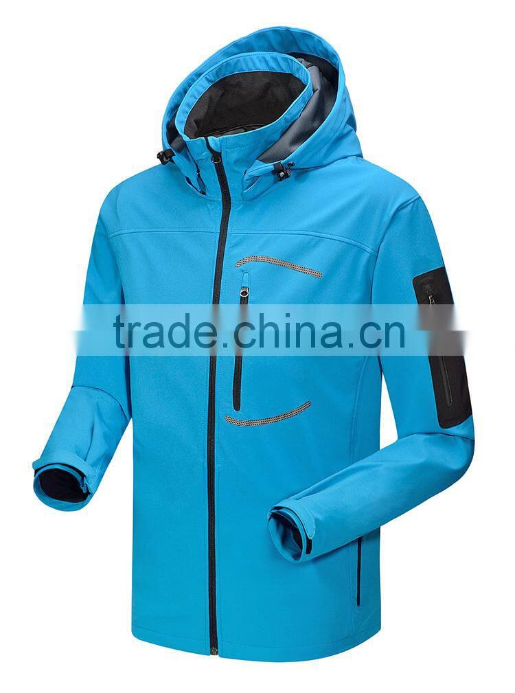 Tailored New Fashion Stylish Waterproof Softshell Jacket