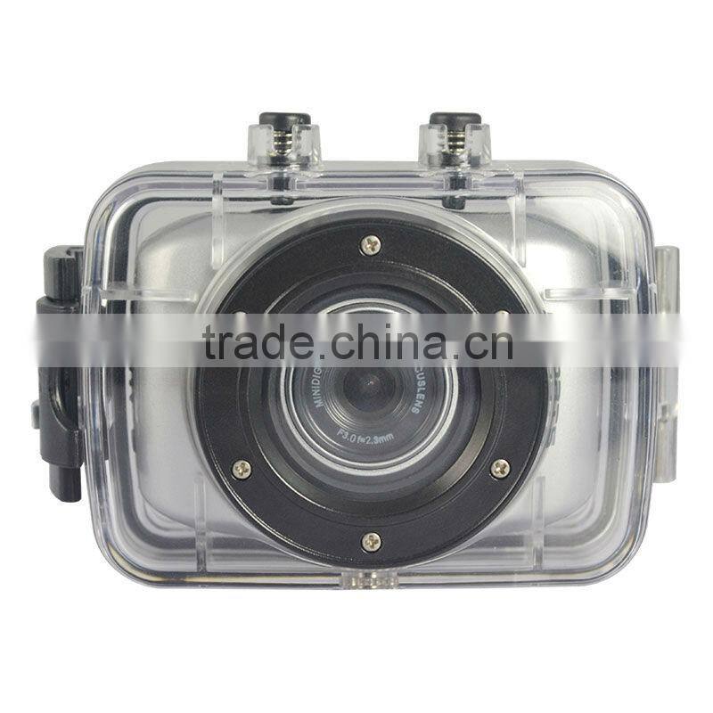 Hot selling 5 megapixel waterproof 720p hd sports action video camera