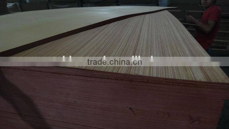 2.0mm recon 11Q teak veneer poplar core plywood from Linyi