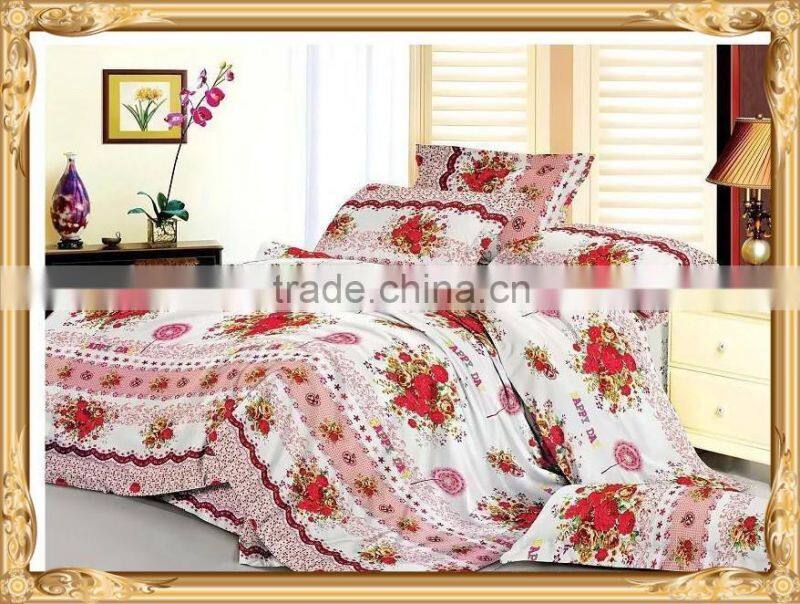 microfiber 100% polyester fabric brushed fabric parinting fabric for bedsheet of china
