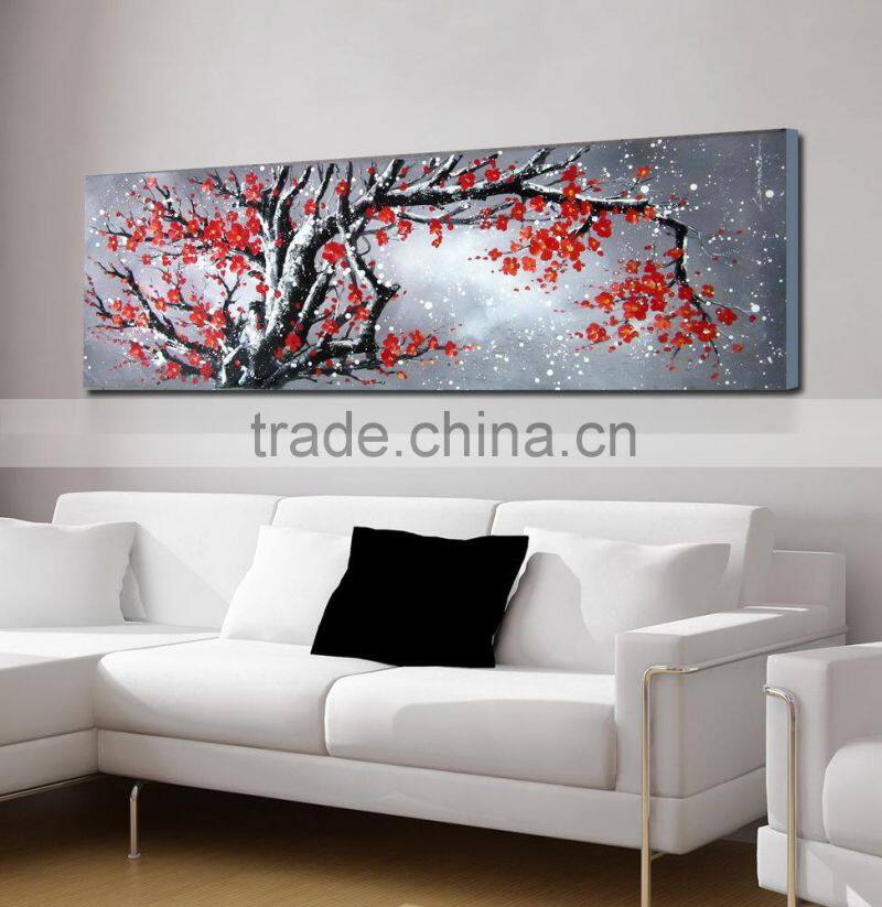 Chinese Painting Abstract Textured Canvas Wall Art