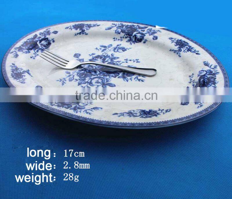 High Quality Stainless Steel Cutlery Dinner Meal Salad Fruit Cake Dessert Fork Tableware Set S65